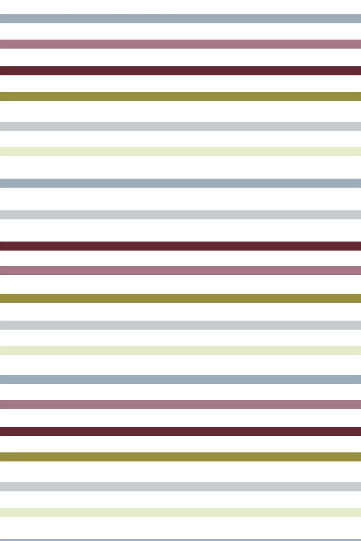 Papel de parede riscas horizontais multicolor suave — imagem 2