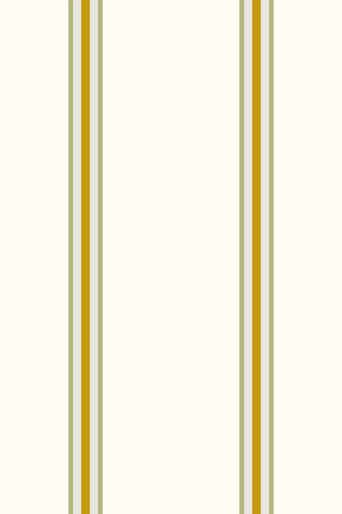 Papel de parede riscas bege e mostarda minimalista — imagem 2