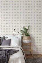 Papel de parede bolinhas pastel geométrico — imagem 4