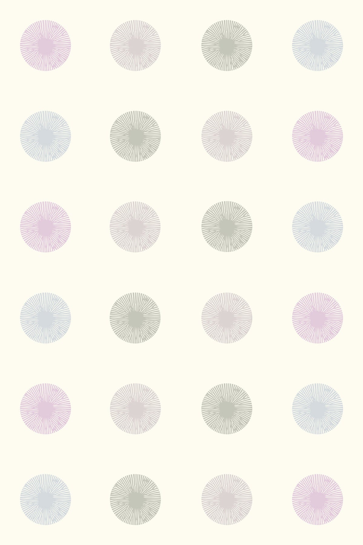 Papel de parede bolinhas pastel geométrico — imagem 2