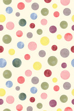 Papel de parede bolinhas aquarela coloridas — imagem 2