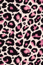 Papel de parede leopardo rosa arrojado — imagem 2