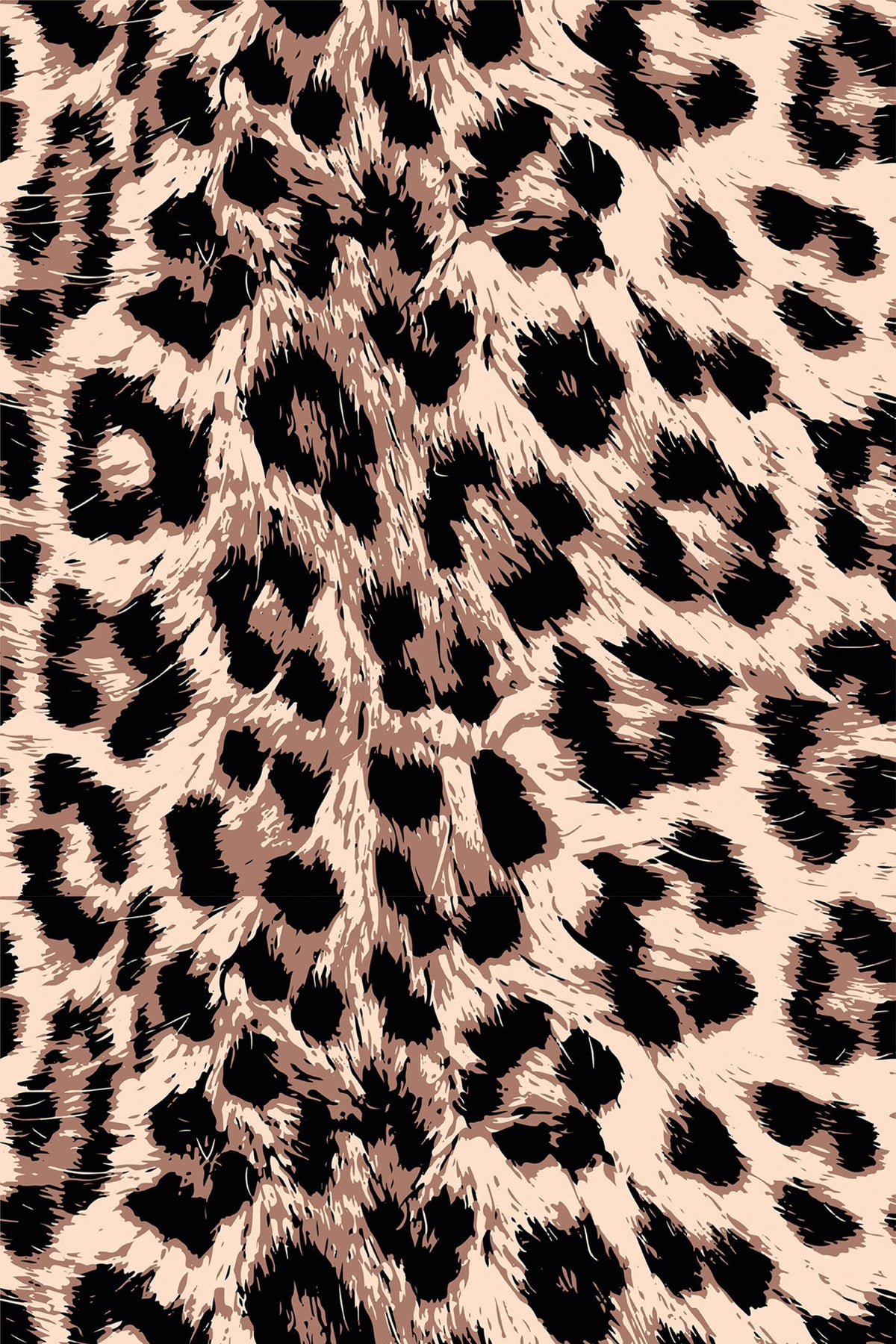 Papel de parede animal print leopardo moderno — imagem 2