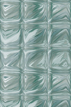 Papel de parede azul-petróleo estilo azulejo moderno — imagem 2