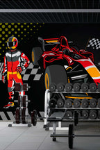 Mural de parede corrida de Fórmula 1 moderno — imagem 3