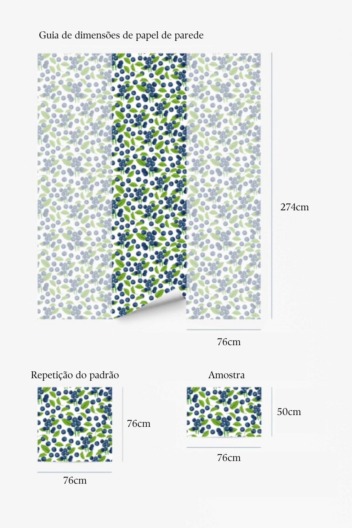 Papel de parede frutos silvestres estilo botânico — imagem 5