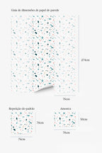 Papel de parede terrazzo colorido moderno — imagem 5