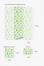 Papel de parede ervas silvestres verde suave — imagem 6