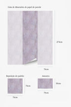 Papel de parede efeito estuque rosa vintage — imagem 6