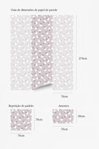 Papel de parede bolinhas rosa pó e branco — imagem 5