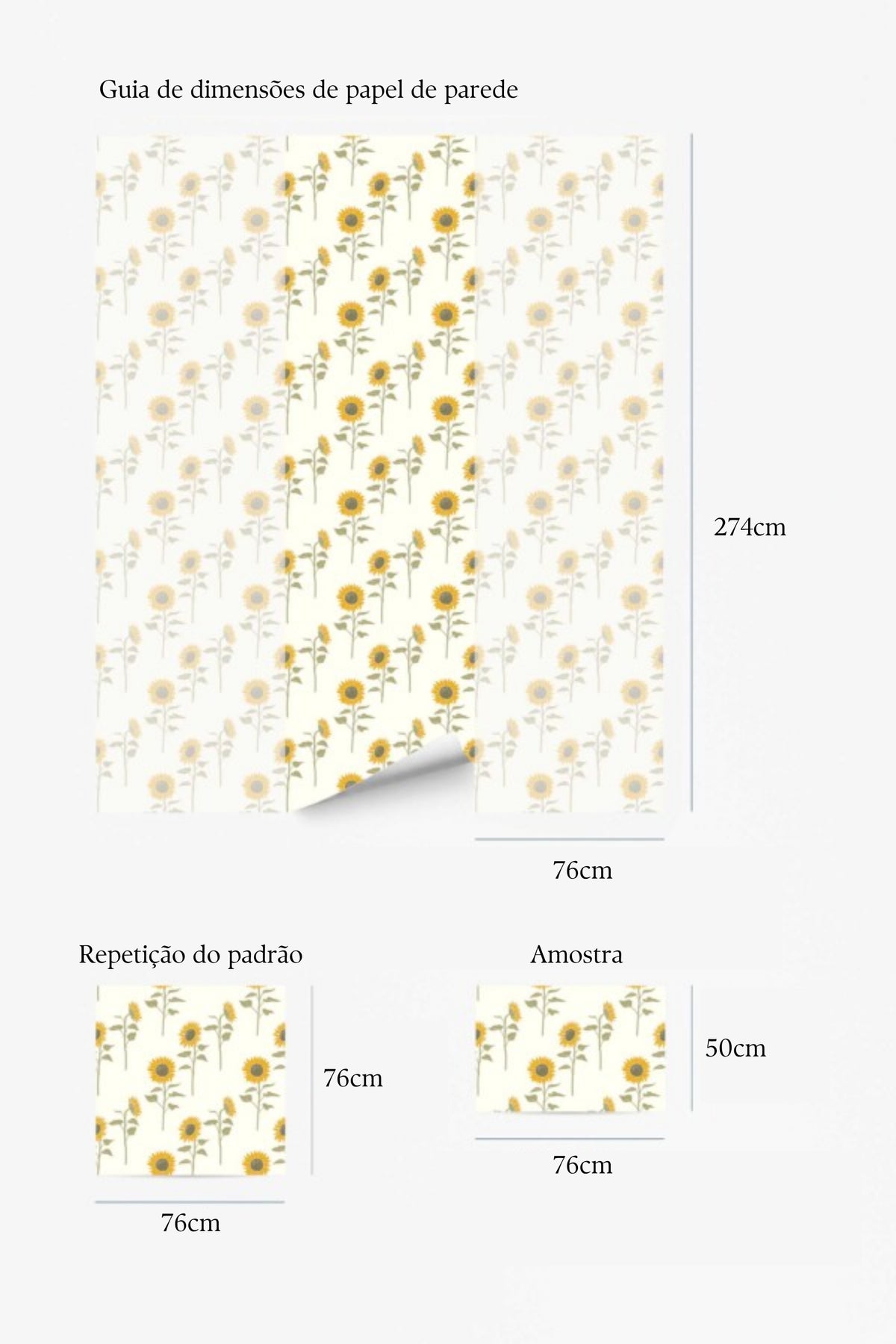 Papel de parede girassóis vintage bege — imagem 5