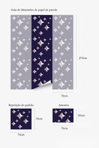 Papel de parede estrelas cosmos azul e rosa — imagem 5