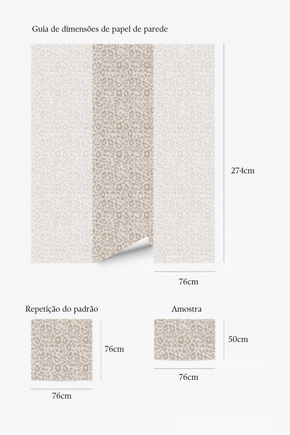 Papel de parede leopardo greige moderno — imagem 5