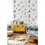 Papel de parede de cães em estilo divertido — imagem 3