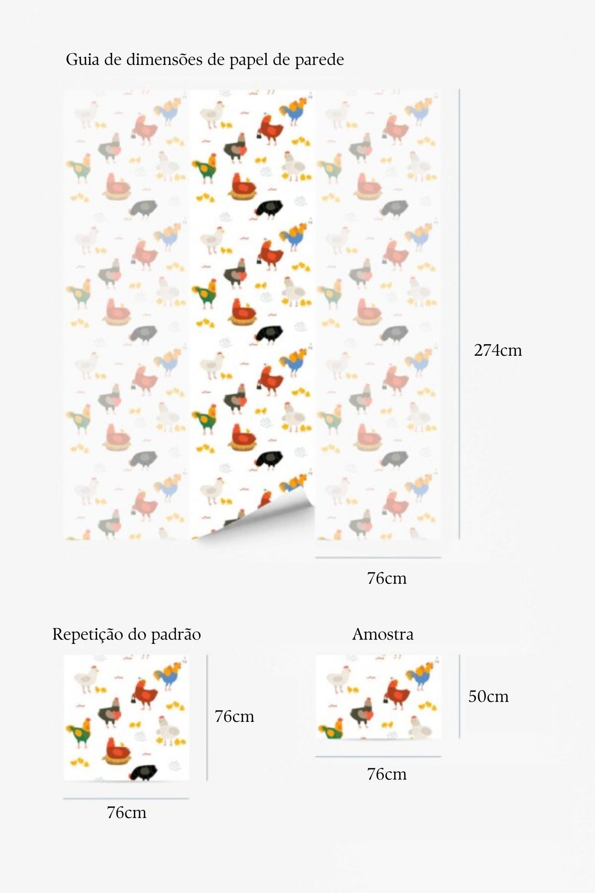 Papel de parede galinhas coloridas estilo divertido — imagem 5