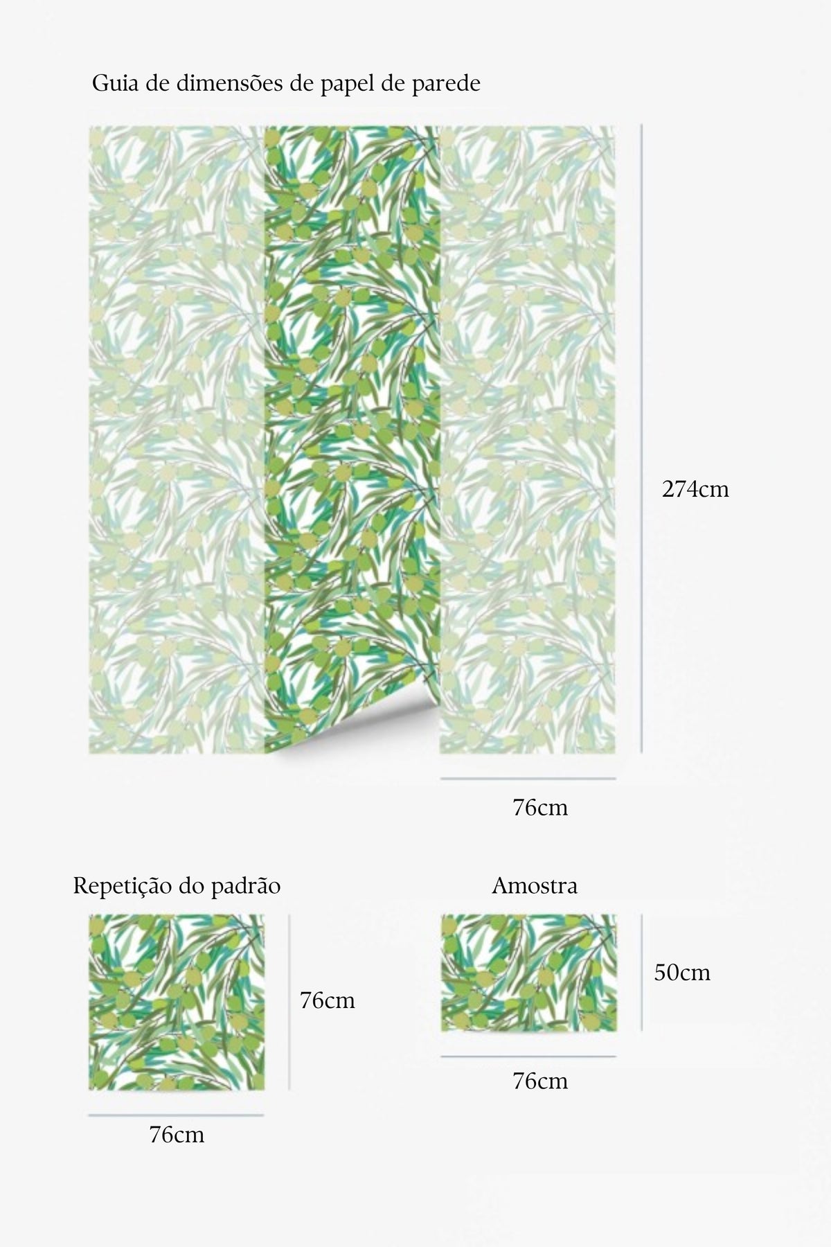 Papel de parede oliveiras estilo botânico verde — imagem 5