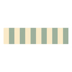 Faixa decorativa floral bege e verde suave — imagem 2