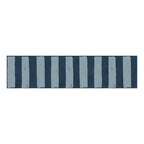Faixa decorativa riscas bicolor azul estilo escandinavo — imagem 2