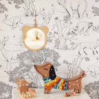 Papel de parede animais da floresta branco delicado — imagem 4
