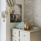 Papel de parede cisnes azul estilo infantil — imagem 7
