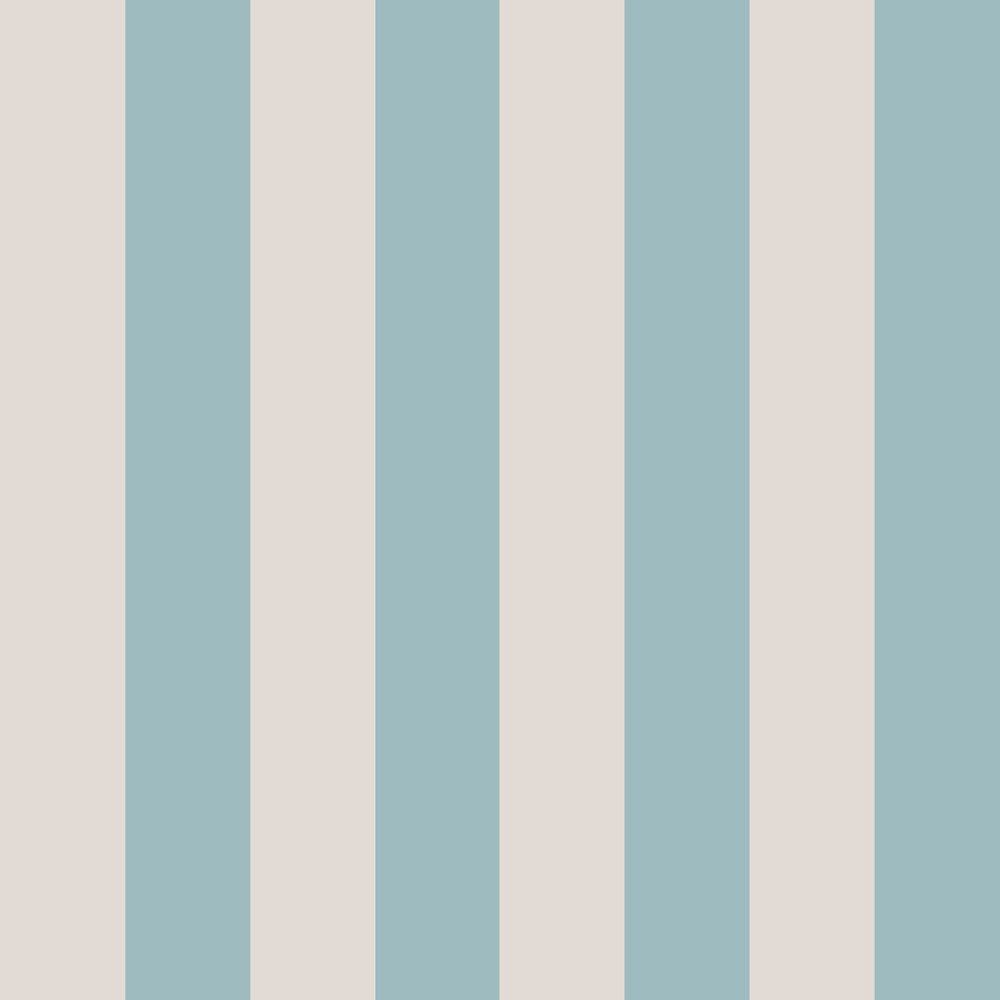 Papel de parede riscas azul quarto infantil — imagem 2