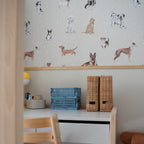 Papel de parede de cães em estilo divertido — imagem 2