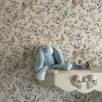 Papel de parede patos e coelhos no prado