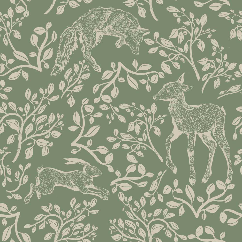 Papel de parede animais da floresta conto de fadas — imagem 6