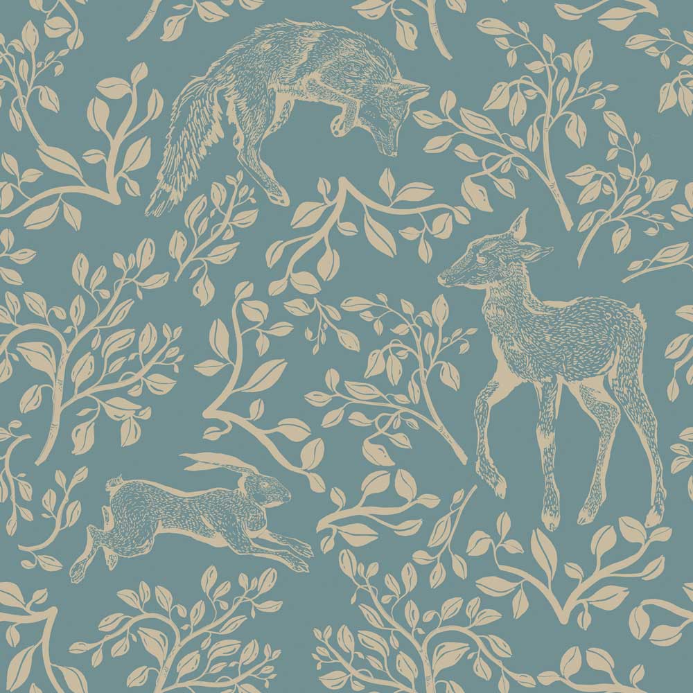 Papel de parede animais da floresta conto de fadas — imagem 5