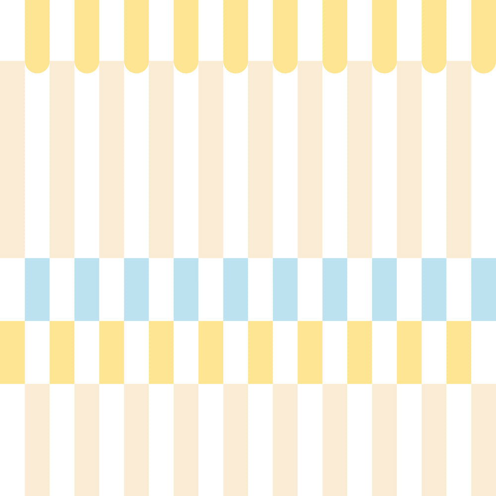 Papel de parede riscas azul estilo marroquino — imagem 3