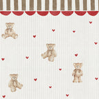 Papel de parede ursos com ornamento estilo vintage — imagem 2