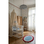 Papel de parede ursos com ornamento estilo vintage