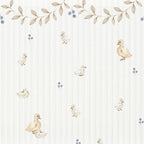 Papel de parede patinhos e ornamentos estilo rústico — imagem 2