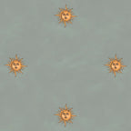 Papel de parede sóis vintage