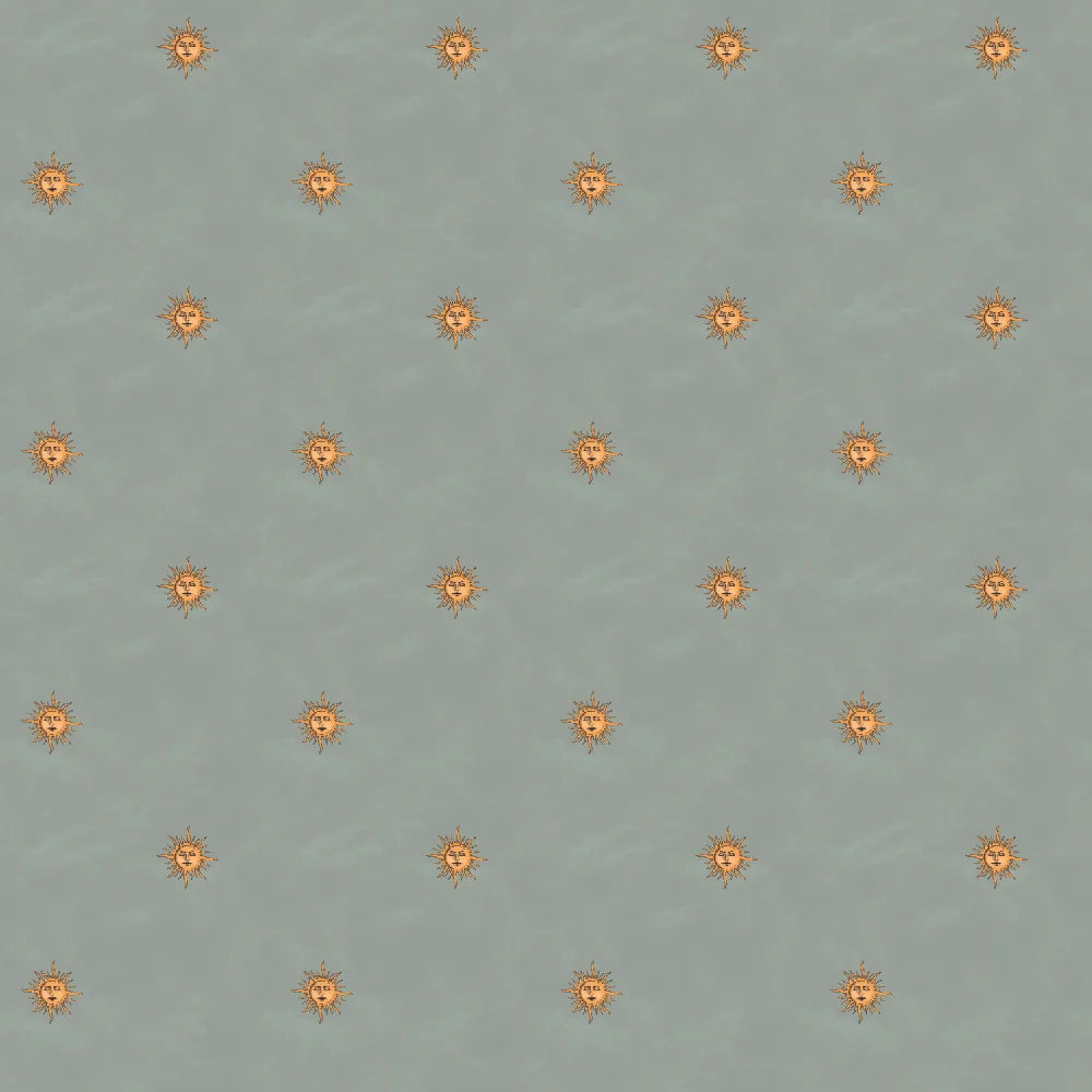 Papel de parede sóis vintage