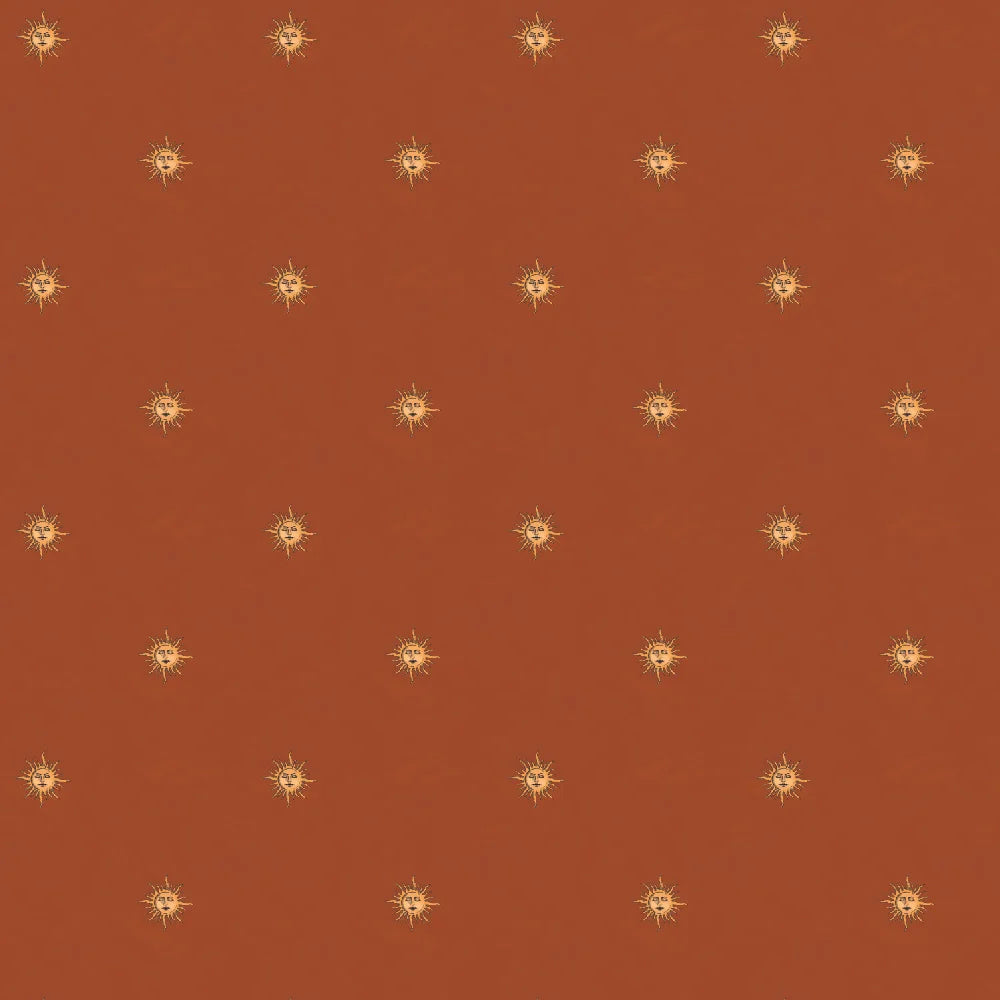 Papel de parede sóis vintage