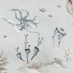 Papel de parede fundo do mar estilo vintage — imagem 5