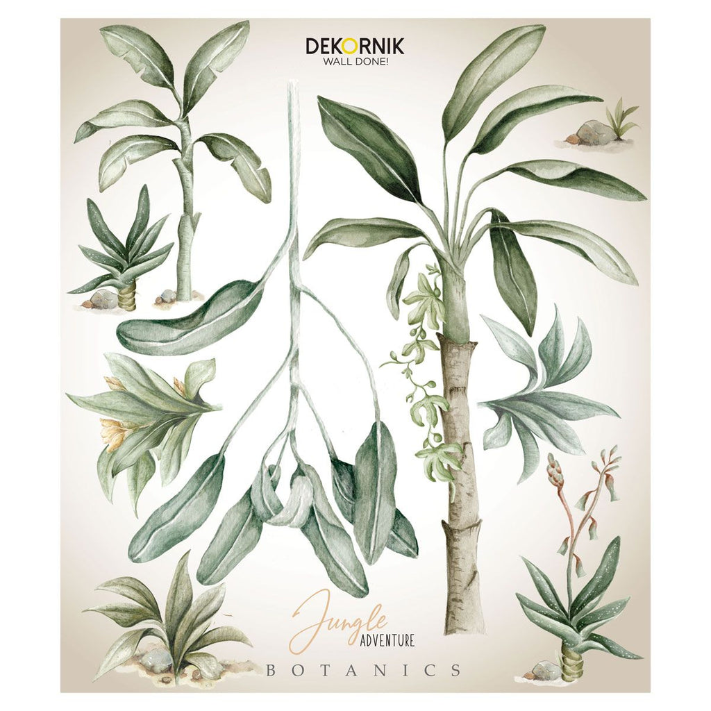 Autocolantes de parede plantas tropicais vintage — imagem 2