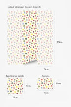 Papel de parede bolinhas aquarela coloridas — imagem 6
