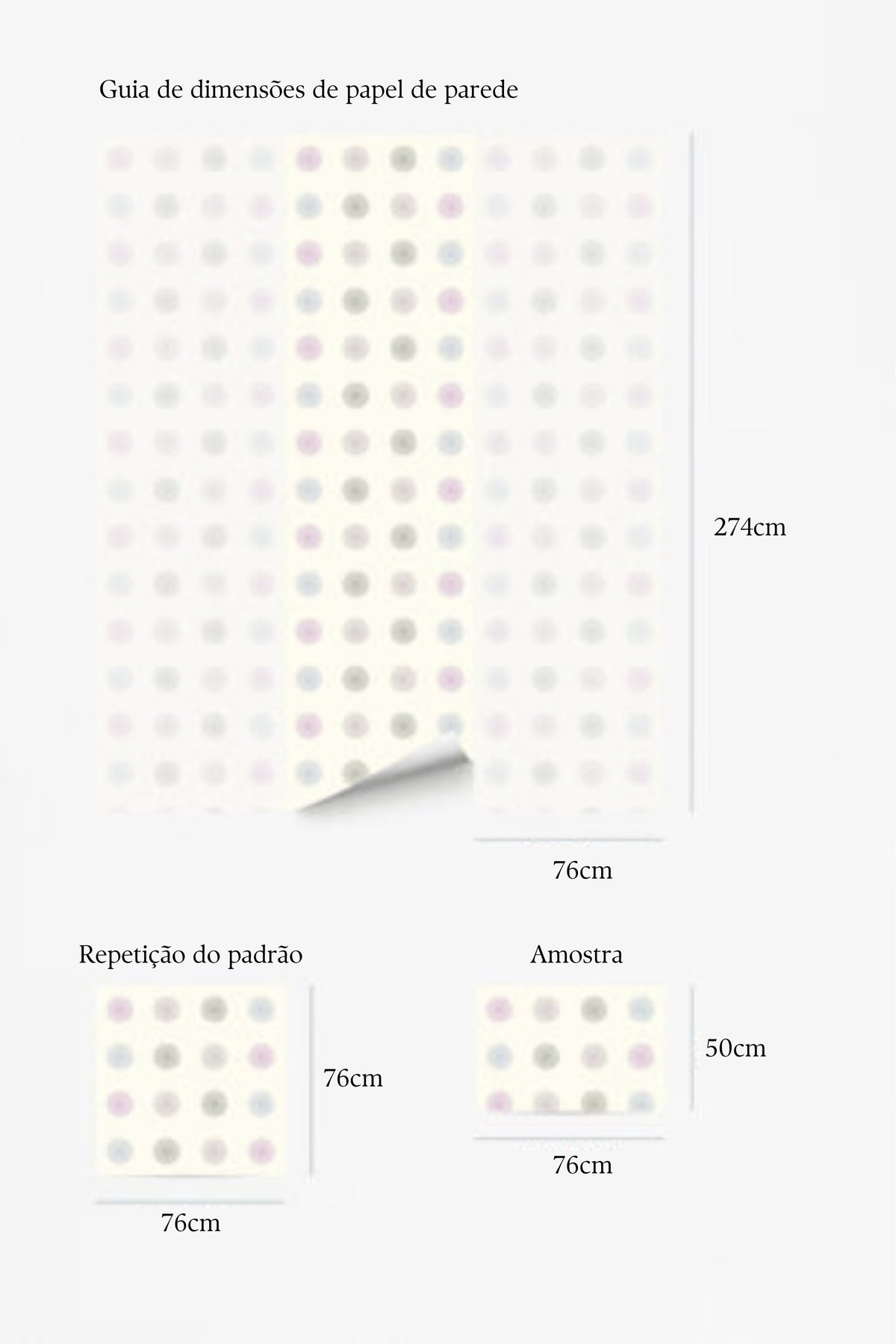 Papel de parede bolinhas pastel geométrico — imagem 6