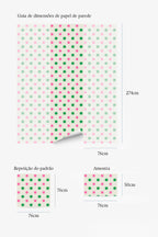 Papel de parede estrelas geométricas verde e rosa — imagem 5