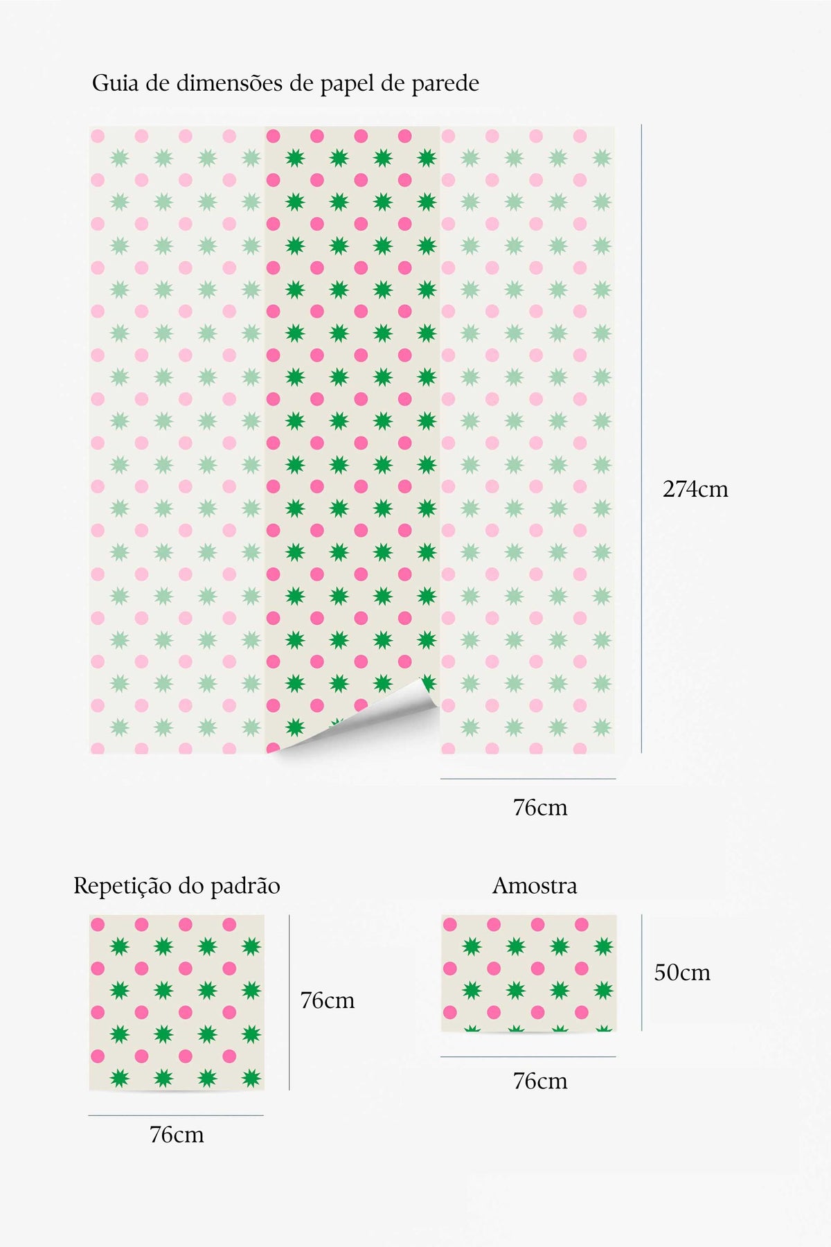 Papel de parede estrelas geométricas verde e rosa — imagem 5