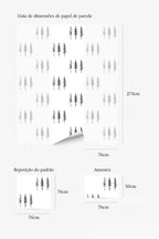 Papel de parede silhueta pinheiros — imagem 5