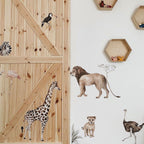 Autocolantes de parede animais savana tons pastel — imagem 4