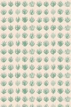 Papel de parede algas marinhas estilo botânico bege — imagem 2