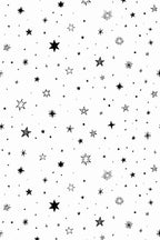 Papel de parede estrelas preto e branco minimalista — imagem 2