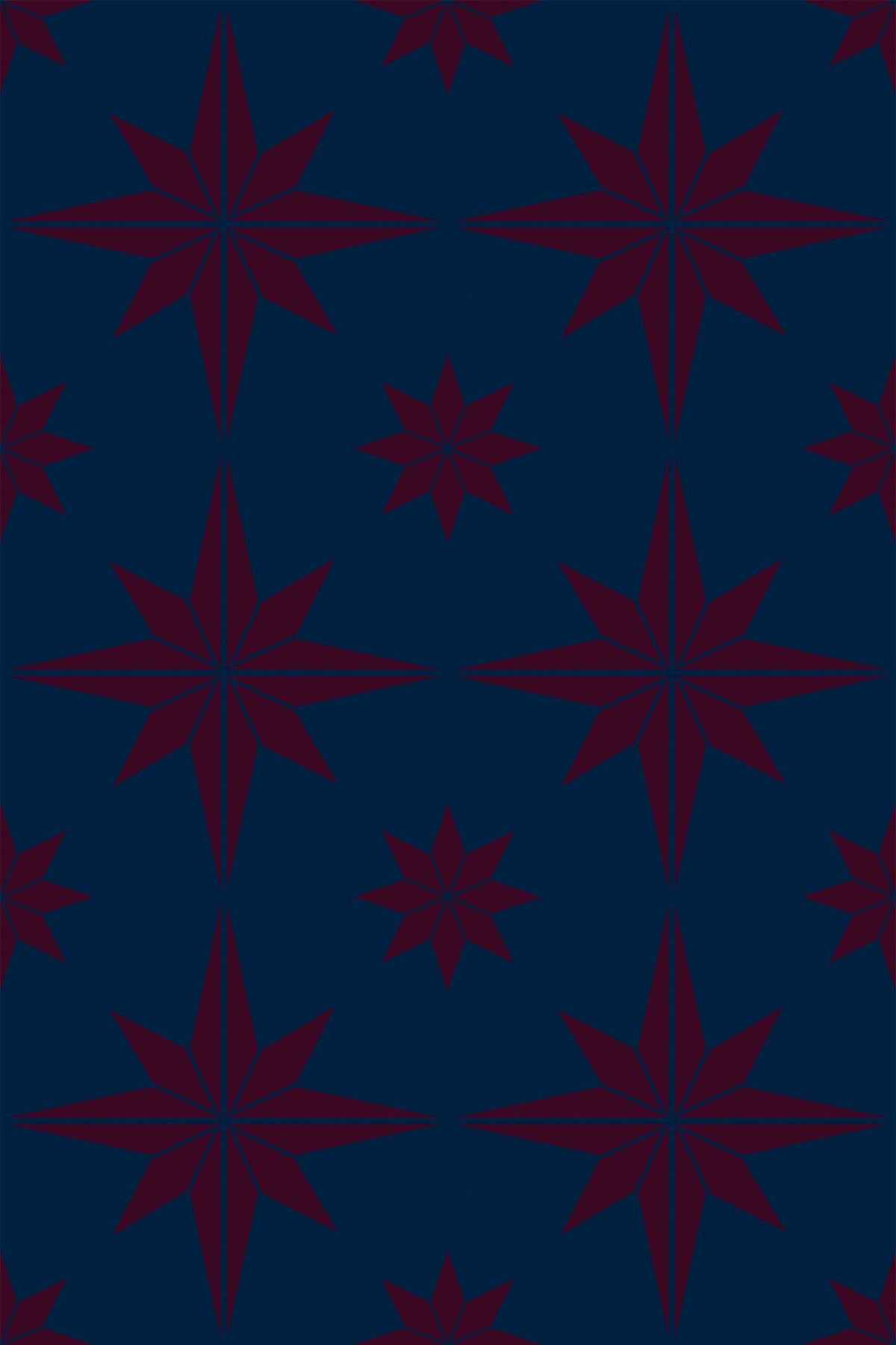 Papel de parede estrelas maroon estilo retro — imagem 2