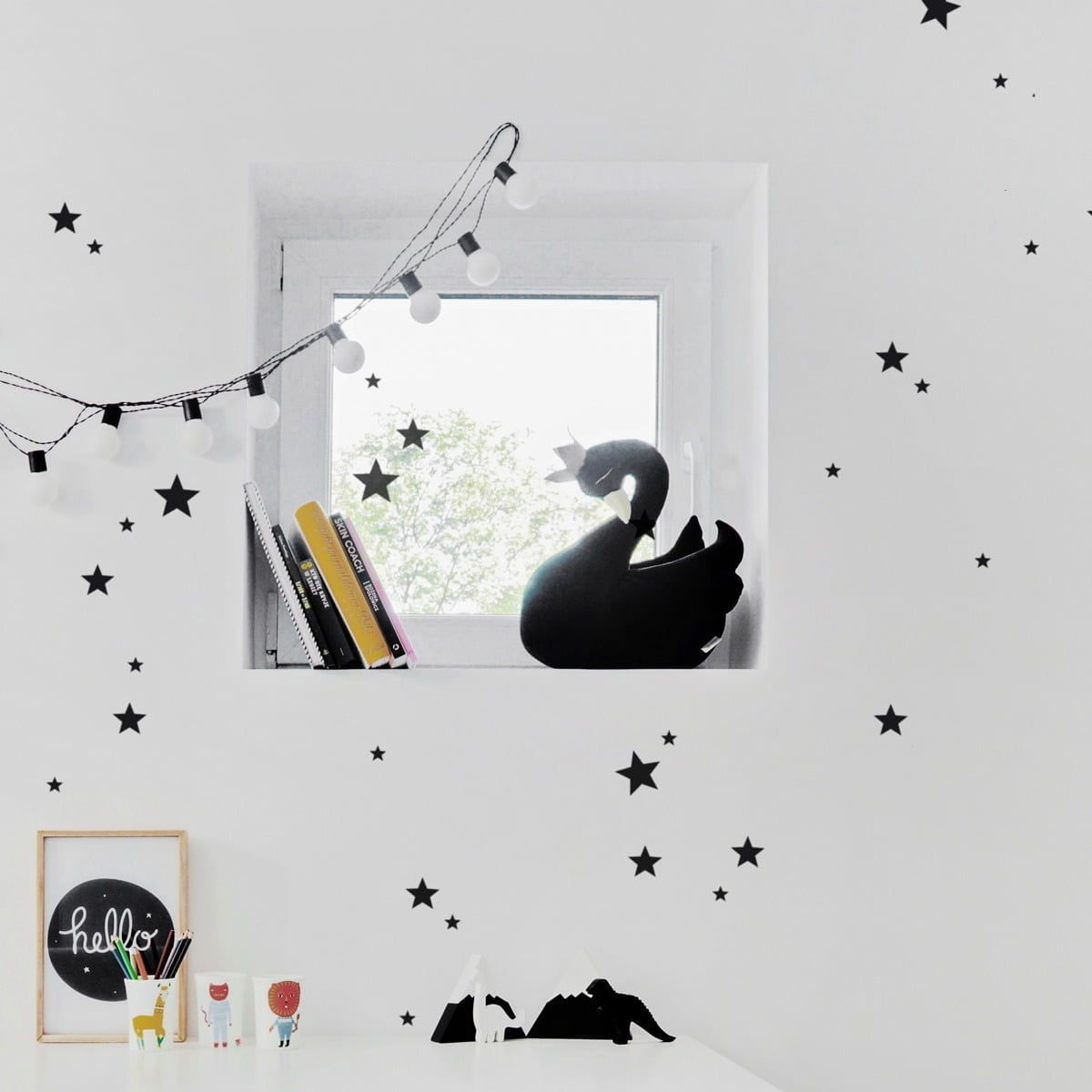 Autocolantes de parede estrelas  minimalista — imagem 3