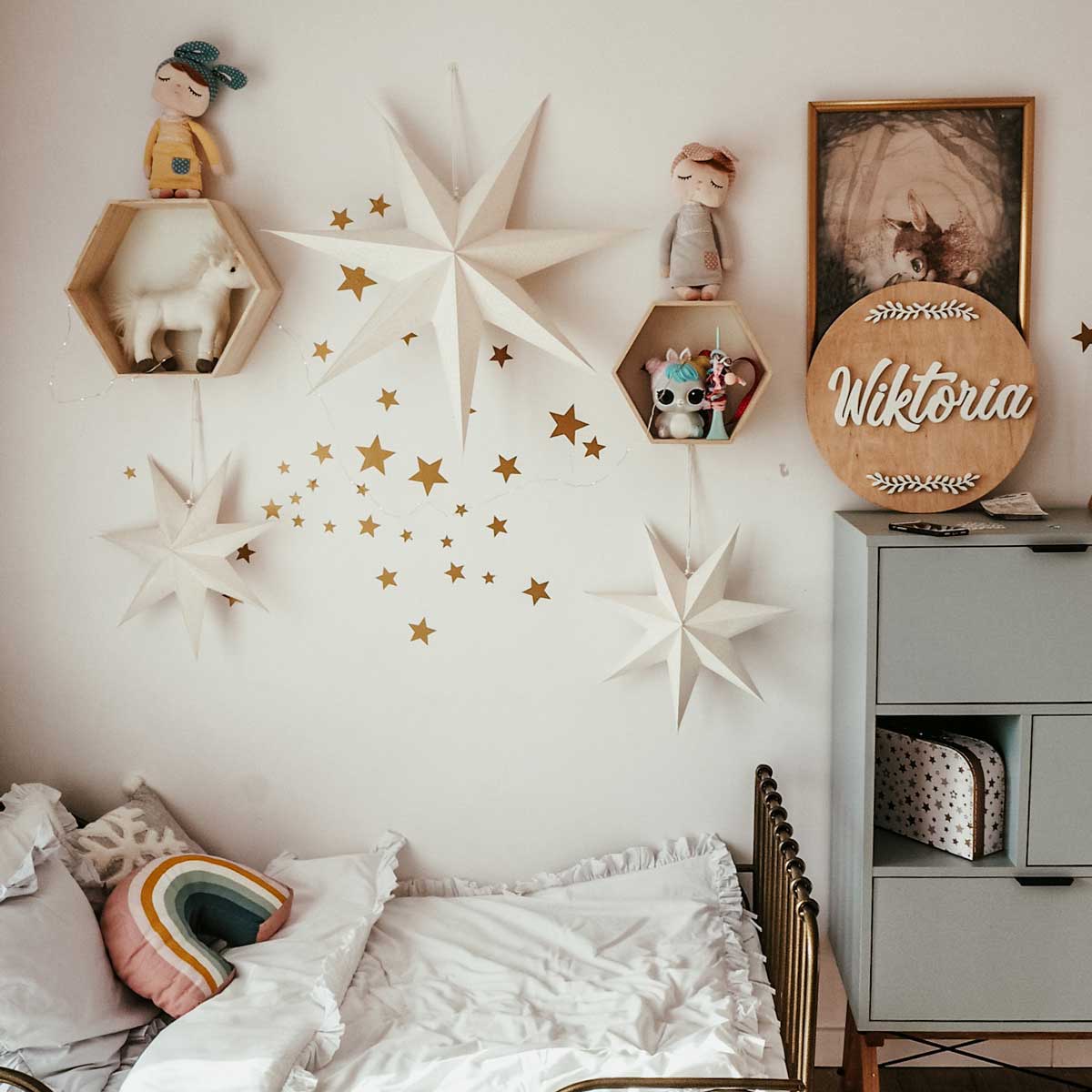 Autocolantes de parede estrelas  minimalista — imagem 9
