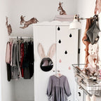 Autocolantes de parede coelhos floresta pastel — imagem 4
